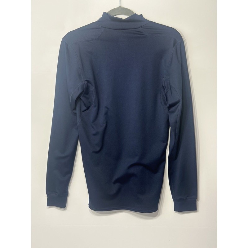 Nike Pro Men’s Medium Compression Mock Neck Long Sleeve Blue Nike Shirt gallery