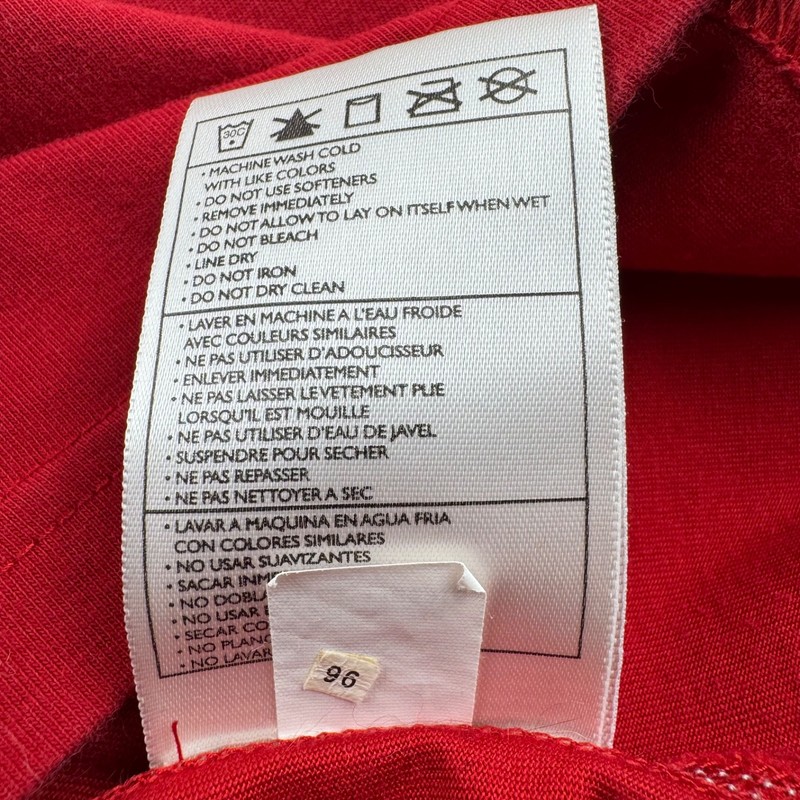 Nike Fit Dry Men's Large T-Shirt Embroidered Logo Cotton Blend Red gallery