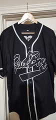 Bad Boy BIGGIE 10 Jersey Adult XL Baseball Shirt Hip Hop Black White