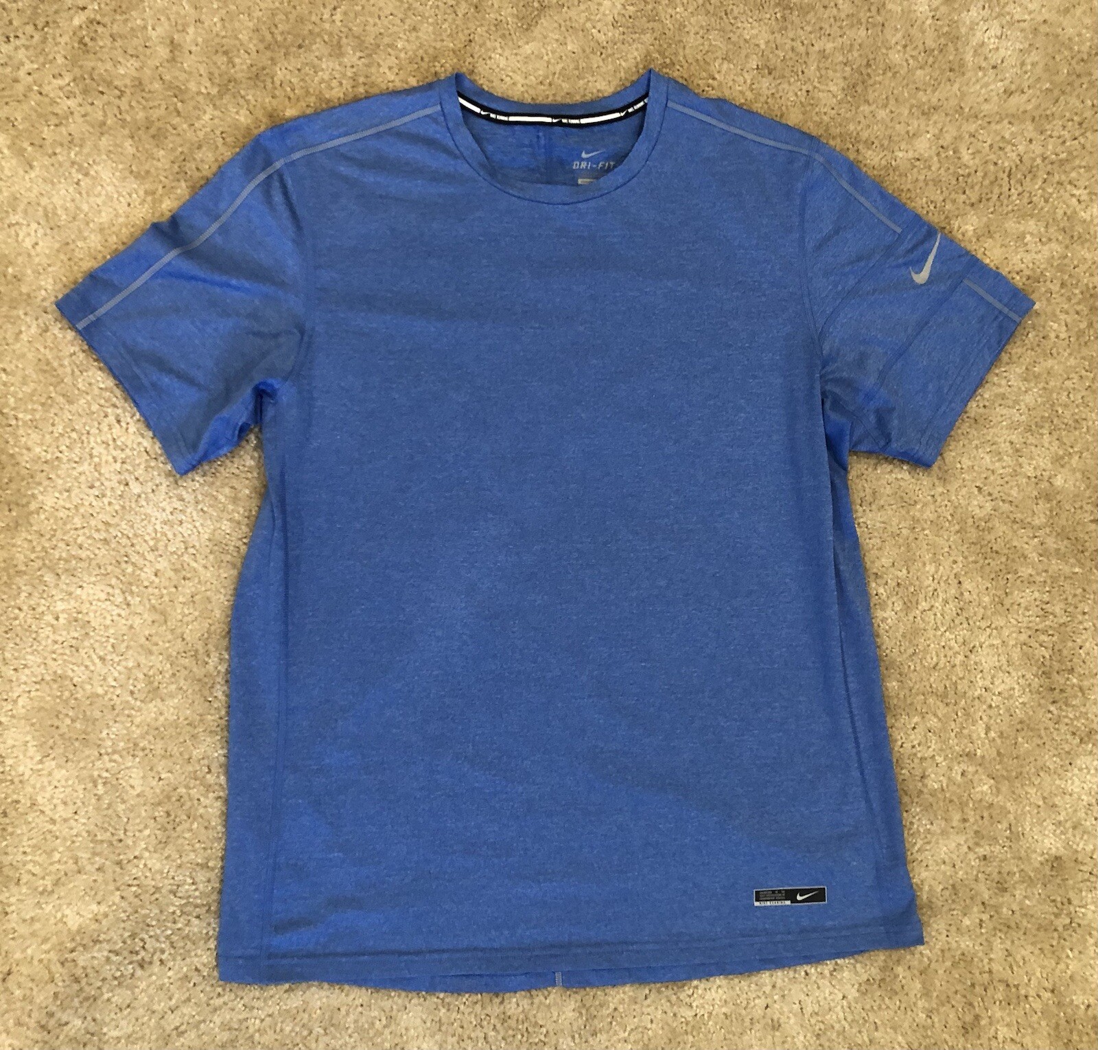 Nike Running Shirt (Dri-Fit) - Men’s Lage (L) - Blue gallery