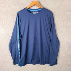 Gerry Shirt Mens XXL Blue Long Sleeve Performance Athletic Crew Neck Top