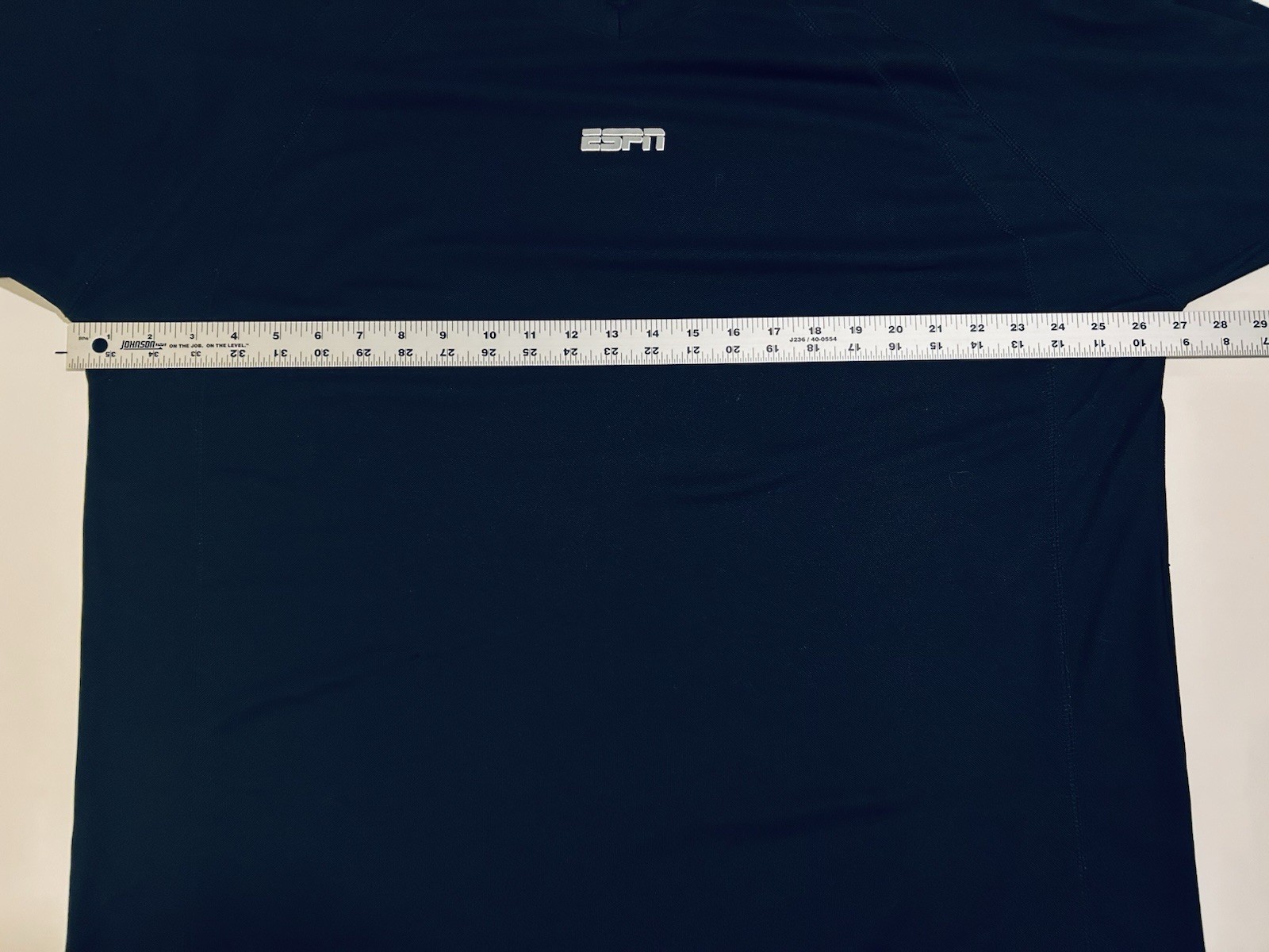 ESPN Logo Licensed Official Long Sleeve Black Jersey T-Shirt XL Sports TV gallery