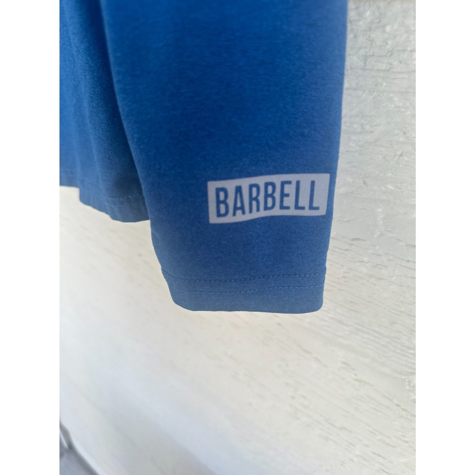 Barbell Apparel Long Sleeve Athletic Training Shirt Royal Blue Mens M gallery