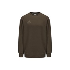 adidas Crew Neck Pullover Casual Long-Sleeve Sweatshirt Unisex Dark Brown
