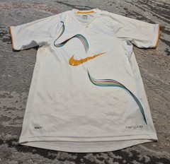 Nike Mercurial short-sleeve athletic t-shirt with a rainbow graphic Size S