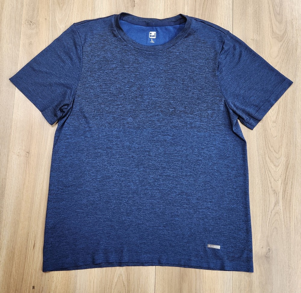 Bol Activewear Shirt Mens Sz Large, Lightweight, Quick Dry, Seamless, Stretch