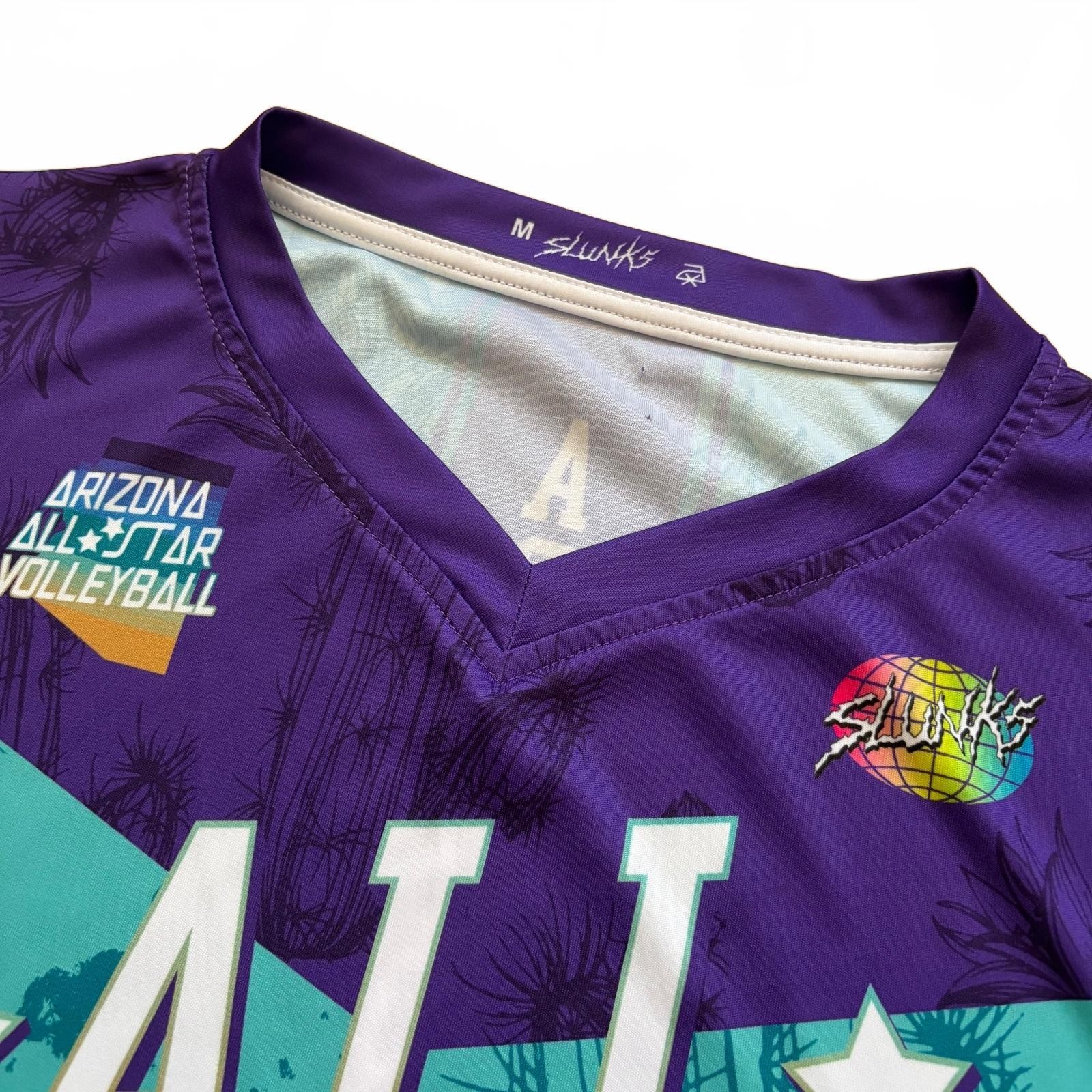 Slunks Jersey Tank Top Beach Volleyball Arizona All Star #4 Men's Size Medium gallery