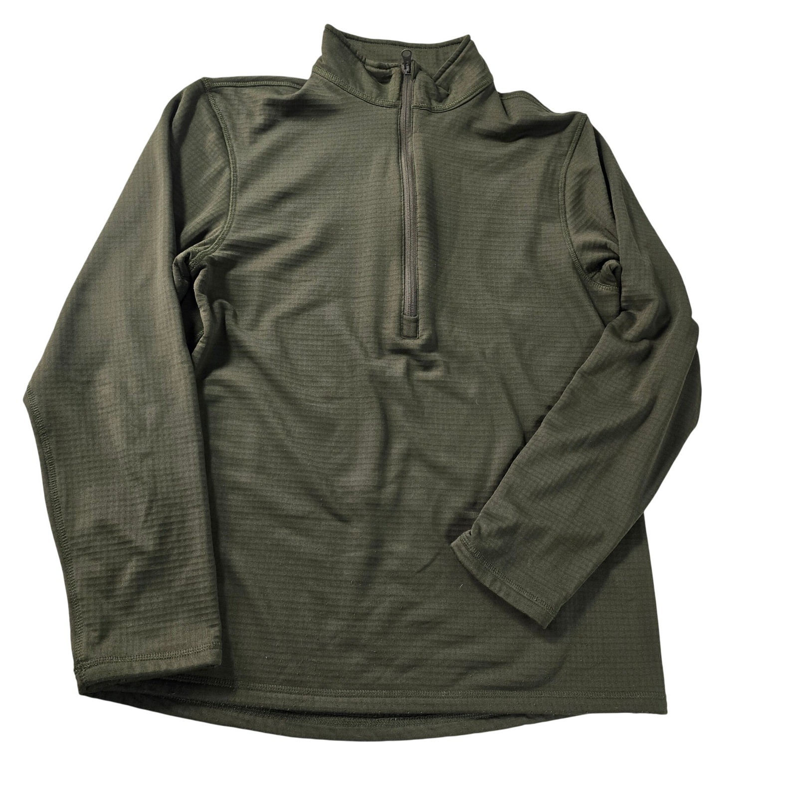 Condor 603 Base II Mid-Weight Quarter Zip Grid Fleece Pullover Olive Drab Mens L gallery