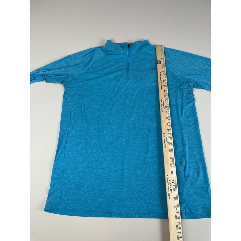 The North Face Sunriser 1/4 Zip Light Blue Pullover Men’s L Lightweight Top gallery