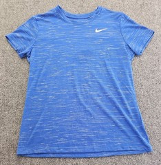 Nike Dri-fit Hyper Dry Men’s Blue Size Small Crewneck Athletic Tshirt