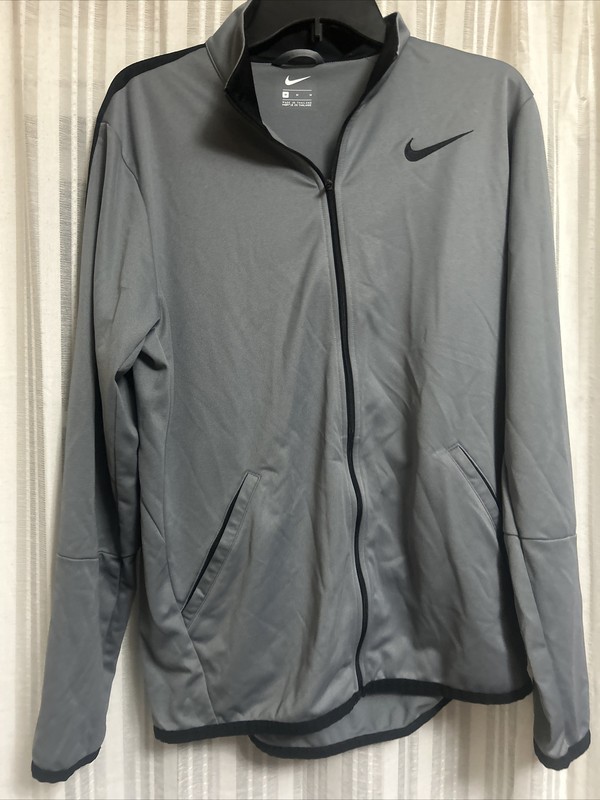 Nike Dri-Fit Pullover 3/4 Pullover Maroon And Full Zip Gray Mediums. T4 gallery