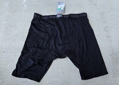 NEW Nike Pro Black Shorts Dri Fit Compression Briefs Cycling Bike Mens XL Y2K