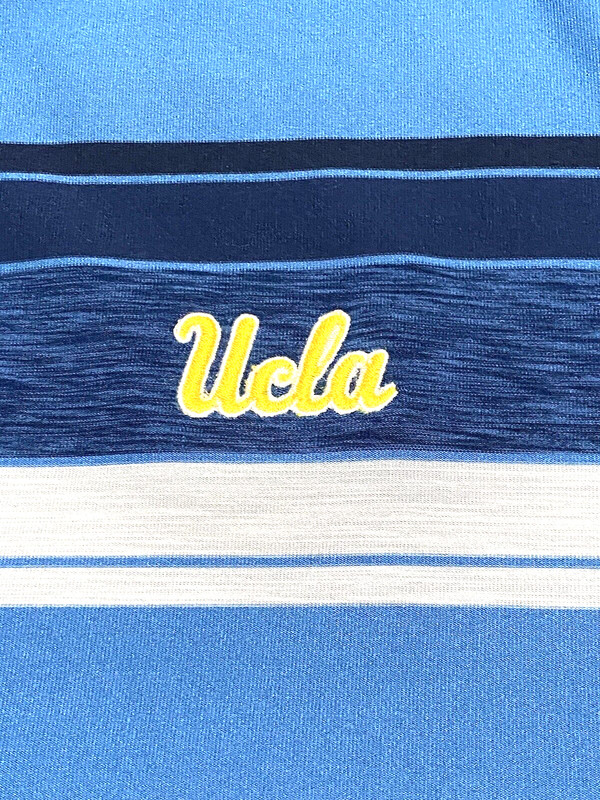 Under Armour Men's Size Small UCLA Striped Polo Shirt Short Sleeve Embroidered gallery