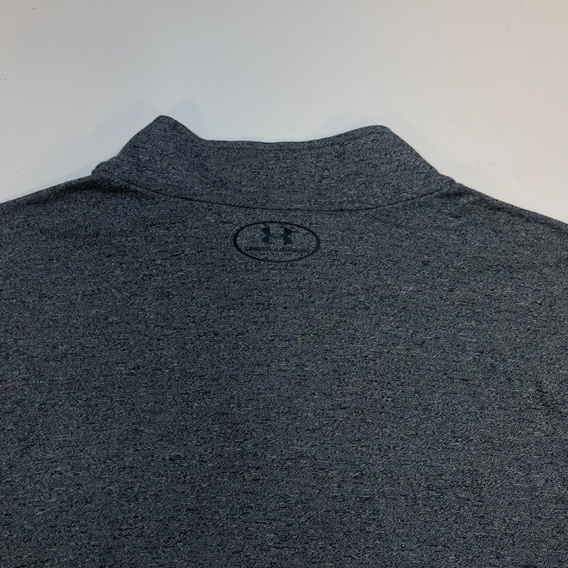 UNDER ARMOUR 1/4 ZIP UP PULLOVER THREADBORNE SHIRT Mens XXL Heather Gray gallery