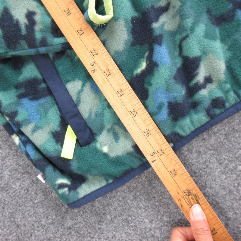 Passenger Pullover Mens XL Green Camo Fleece Snap Mock Neck Outdoor Hiking gallery
