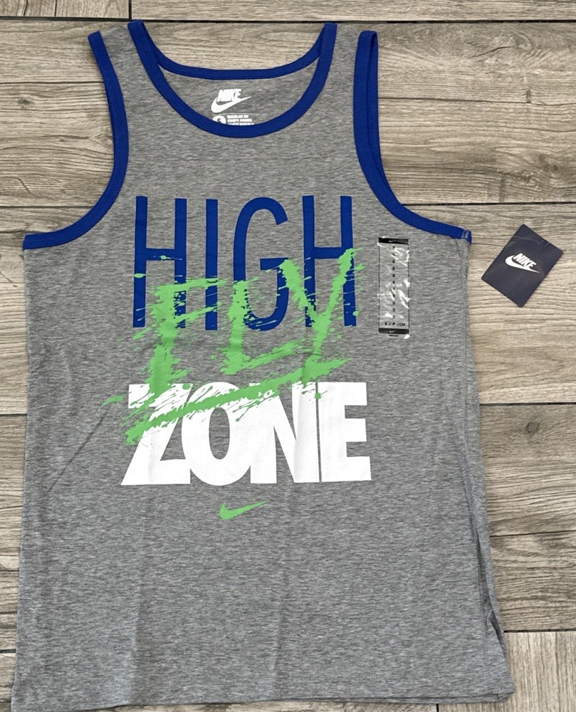 2016 Nike High Fly Zone Training Tank Sleeveless Gray 644365 Size Small NEW
