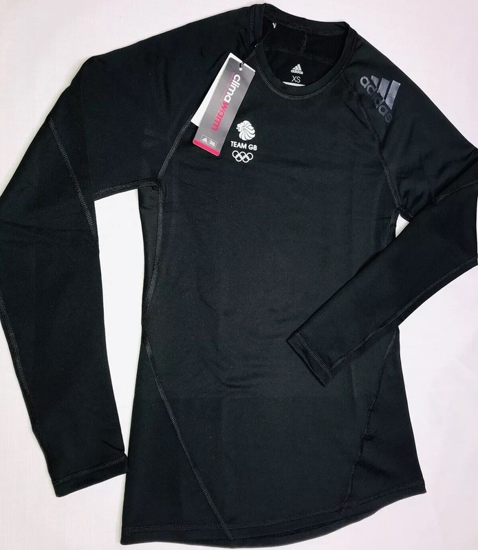 TEAM GB GYM SHIRT ADIDAS GOLF TOP BLACK RUN HIKE MEN WOMEN XS S M L XL 2XL 3XL gallery