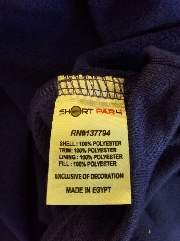 Men's Short Par 4 SP4 Golf Martin Pullover Size L Large Purple Black $98 gallery