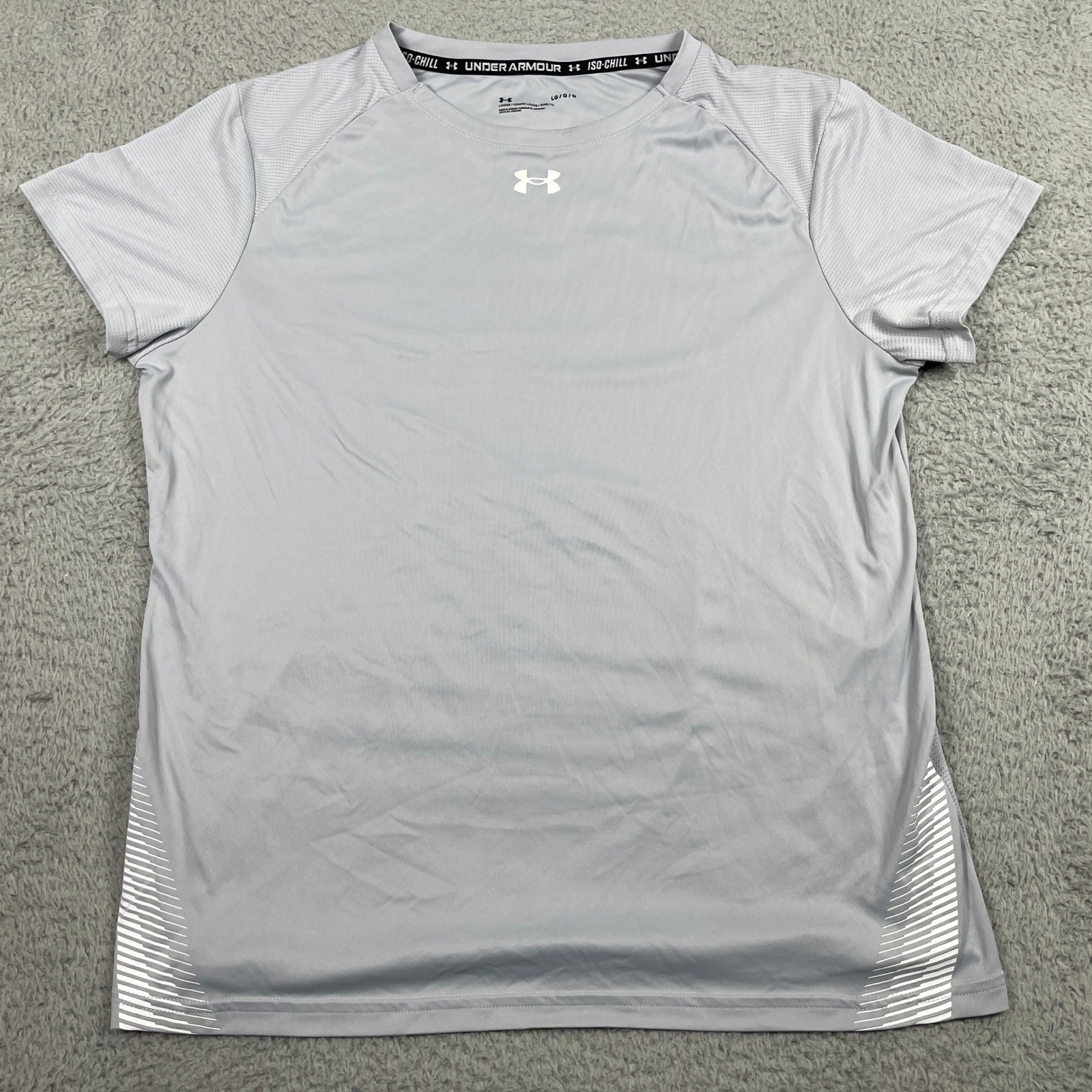 Under Armour Iso-Chill Training Shirt Mens Large Gray Short Sleeve Athletic gallery