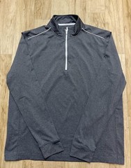 Johnnie-O CMKO1030 1/4 Zip Prep Formance Spider UR Pullover Blue Gray Sz L