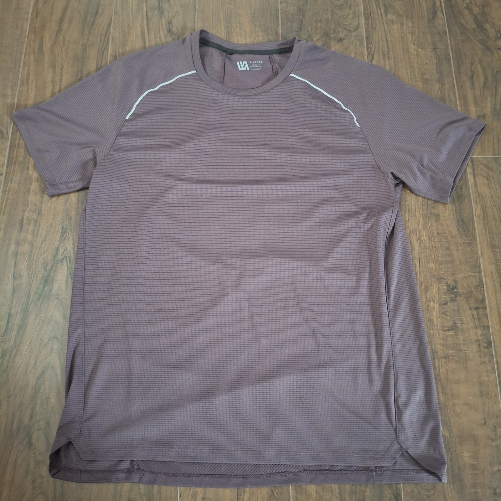 VRST Running TShirt Mens XL - Purple Reflective Strips Active gallery