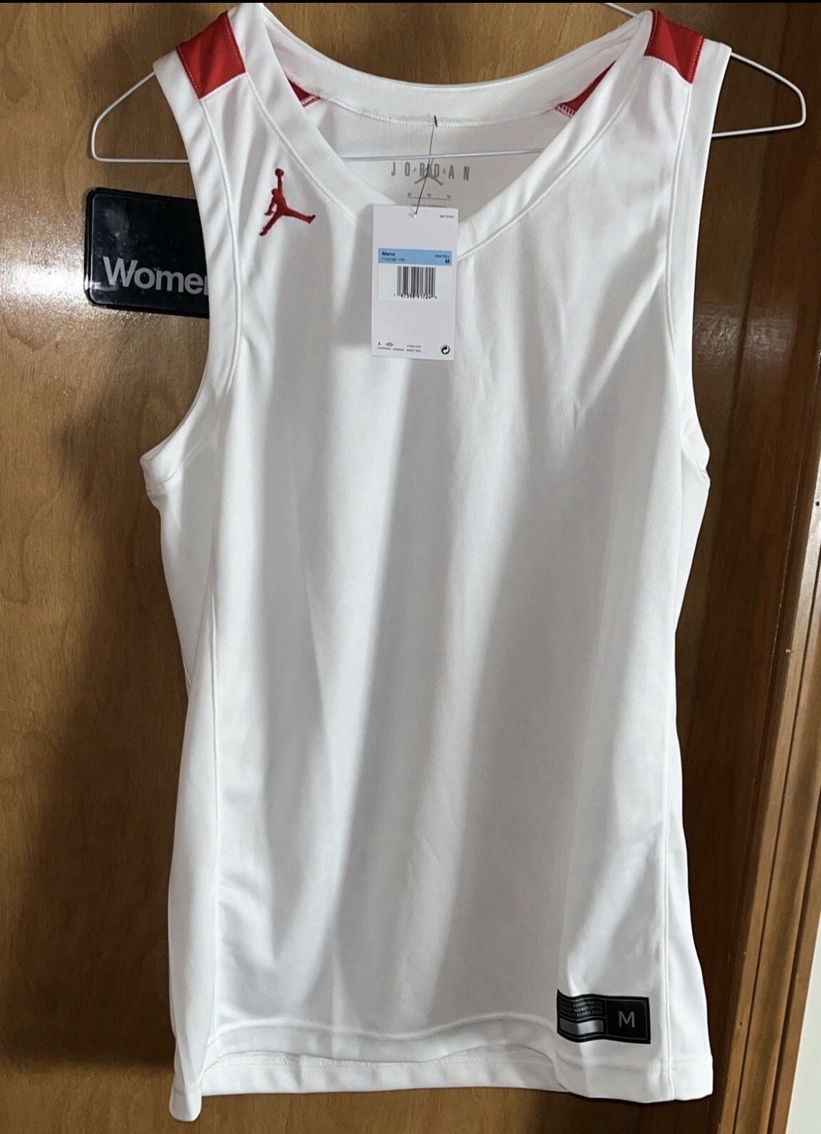 Nike Jordan Overtime Basketball Jersey Women’s M Red White FQ5296-109 NWT (B16) gallery