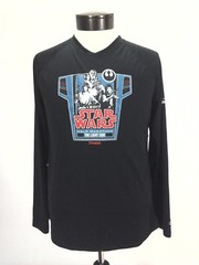 STAR WARS Half Marathon Jersey Champion Black Chewbacca/Solo/Skywalker Mens L