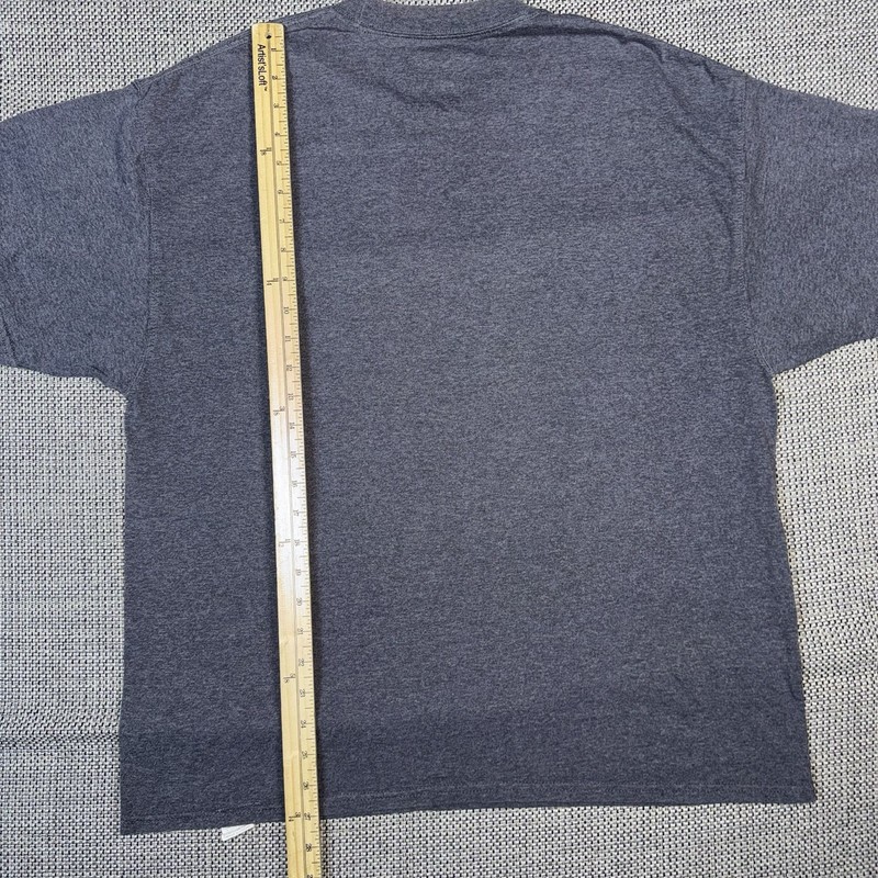 Champion Authentic Men's XL Classic Gray Blank T-Shirt Short Sleeve Crew gallery
