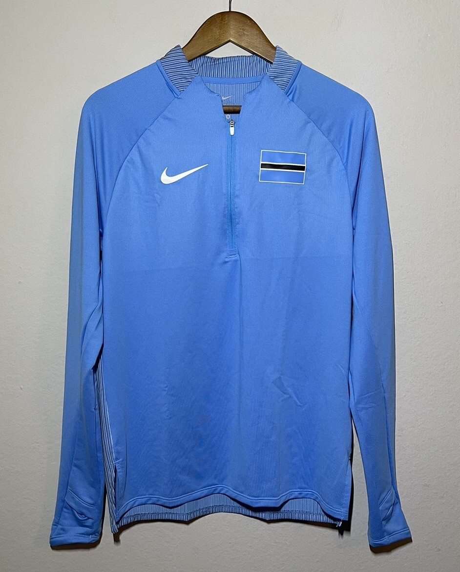 Nike Pro Elite Team Issue Botswana Racing 1/4 Zip Mens Small CI6096-XXX USA Made gallery