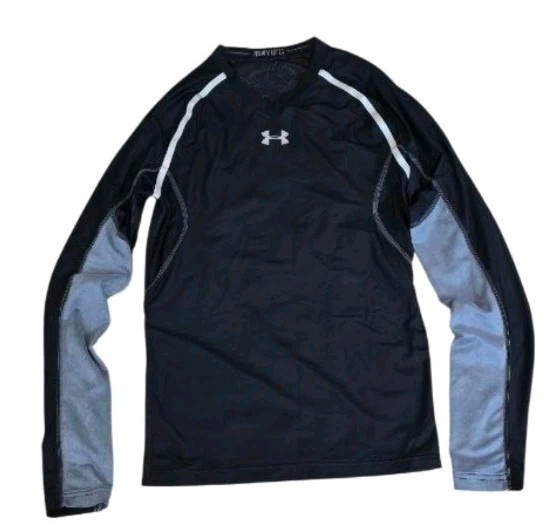 Under Armour Men's ColdGear Long Sleeve Compression Shirt Pullover! Size S gallery