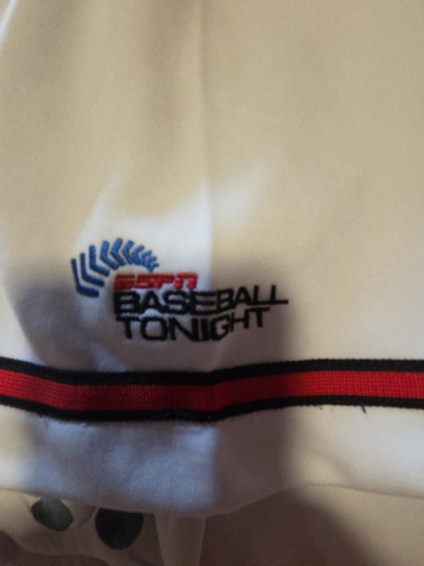 ESPN Baseball Tonight Front Button Jersey #1 Size XL Vintage MLB Disney New gallery
