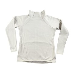 Columbia Pullover Mens Large White Fleece Mock Neck Thermal Hiking Baselayer