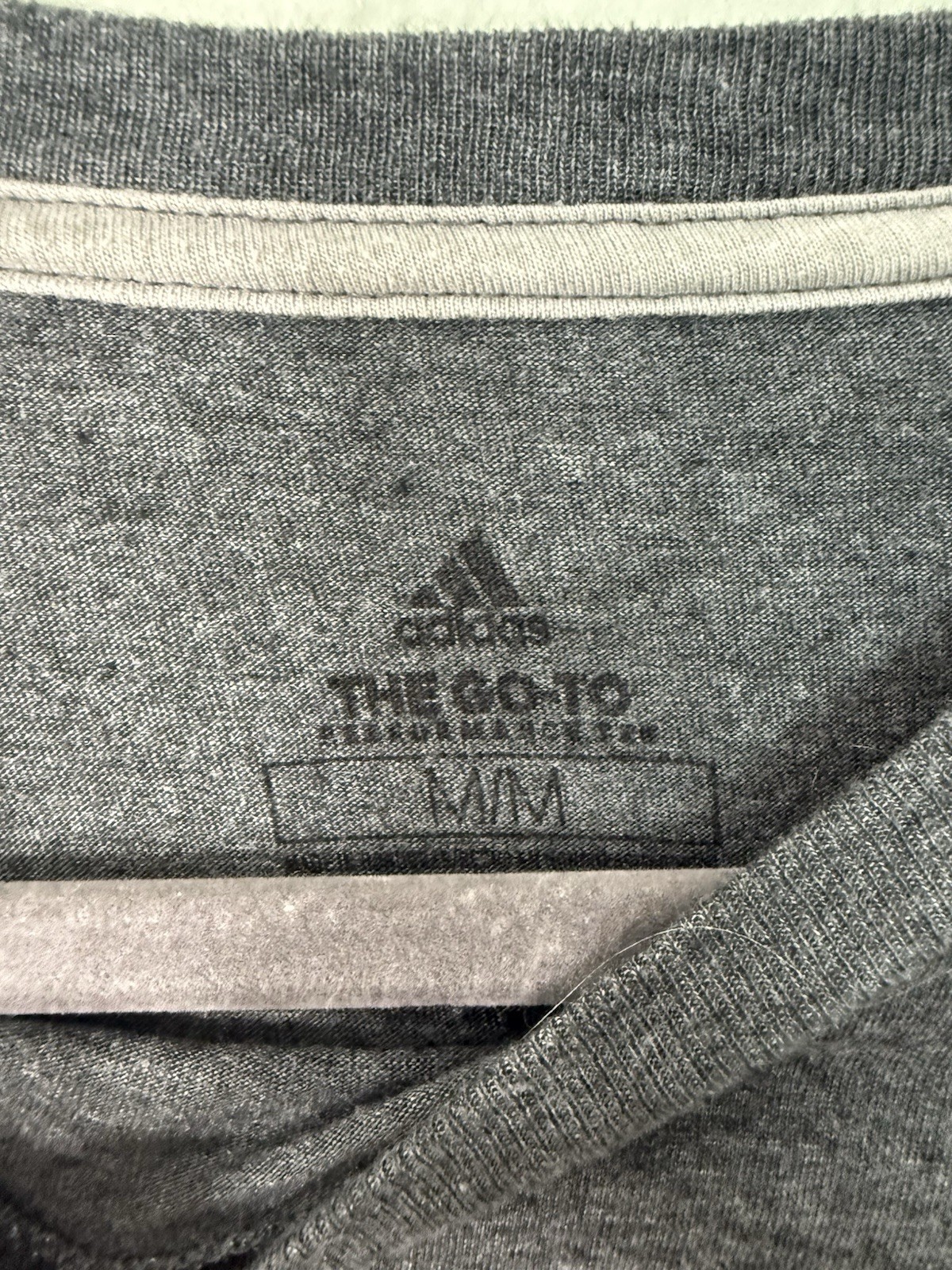 Adidas Men’s The Go-To Performance Tee - Camo Grey Size Medium gallery