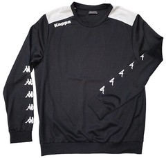 Kappa Sportwear T-Shirt Men’s Black Activewear Top Size 2XL Polyester Crew Neck