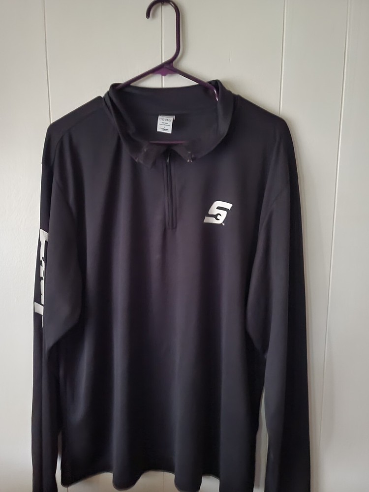 Snap-On Tools Shirt Pullover Lightweight 1/4 Zip Long Sleeve Mens Large