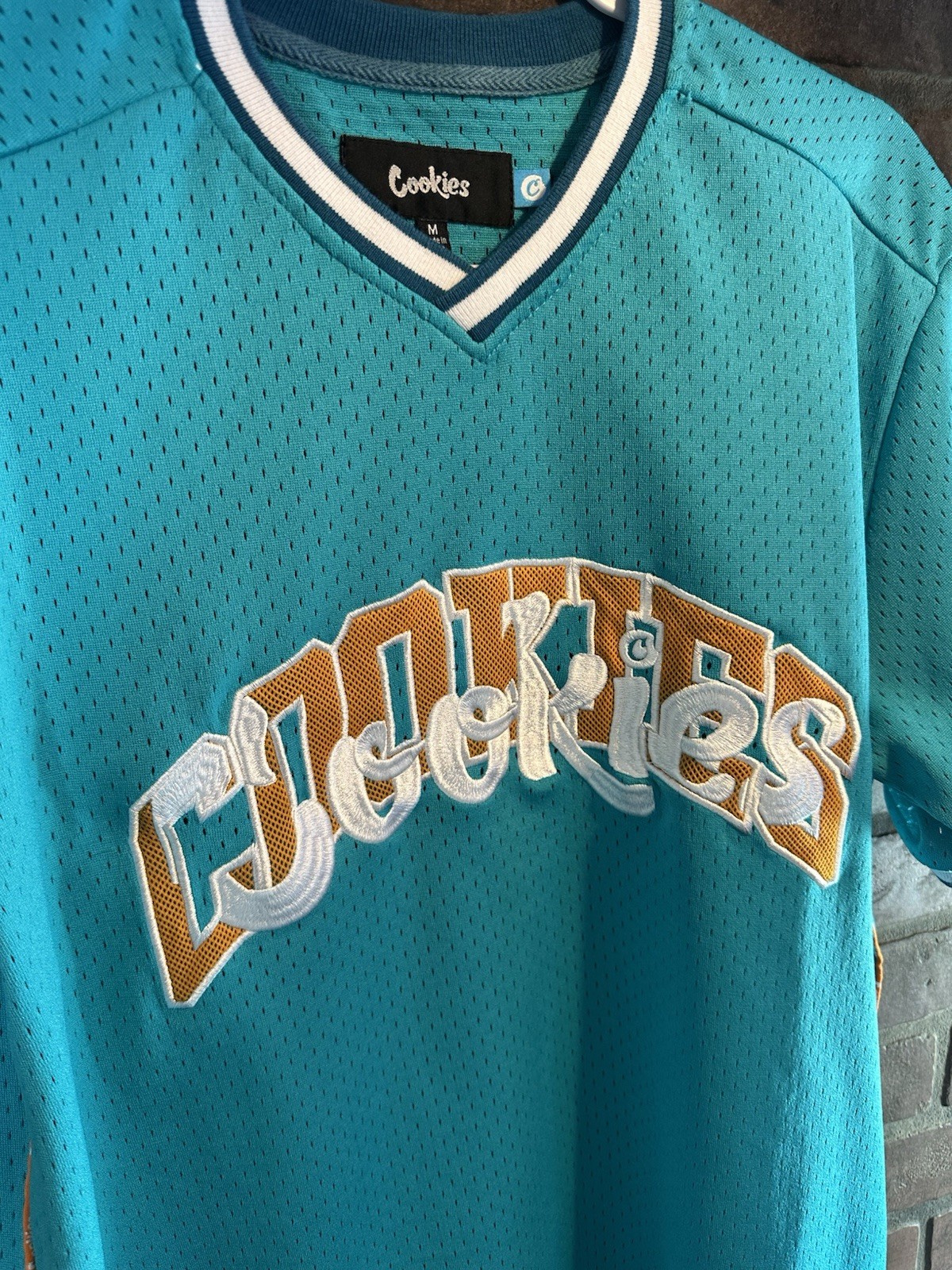 Teal Two-toned Cookies Mesh Jersey Men’s M gallery