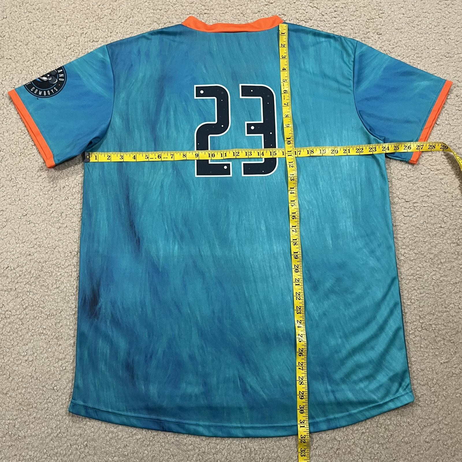 Sugar Land Space Cowboys Orion Birthday Celebration 2023 SGA Jersey Size XL gallery