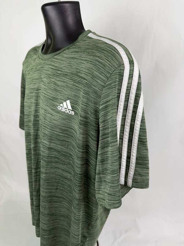 Adidas Prime Green Aero ready Men's XL Short Sleeve Performance Shirt gallery