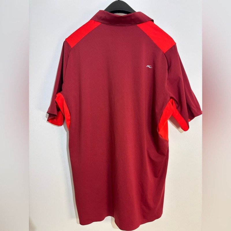 KJUS Red Golf Polo - Two-Tone Accents - Medium gallery