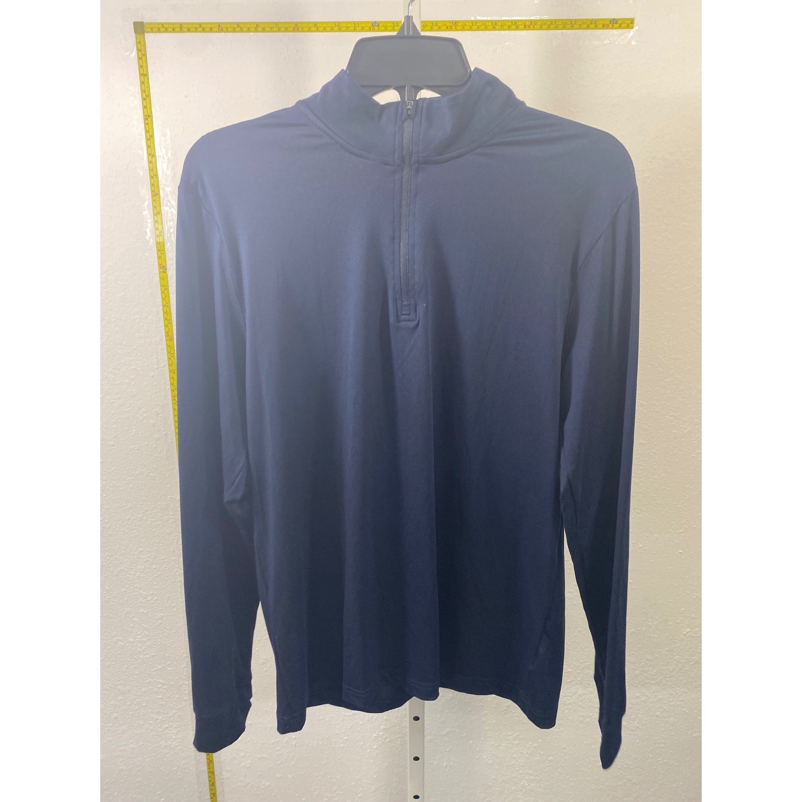 Old Navy Active Cloud 94 Soft Quarter Zip Pullover Navy Blue Mens Medium NWT gallery