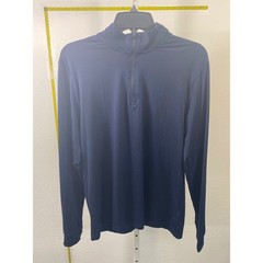 Old Navy Active Cloud 94 Soft Quarter Zip Pullover Navy Blue Mens Medium NWT