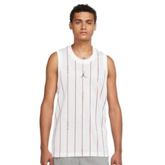 Nike Air Jordan Basketball Jersey Mens Size XXL White Red Pinstripe NEW 2XL