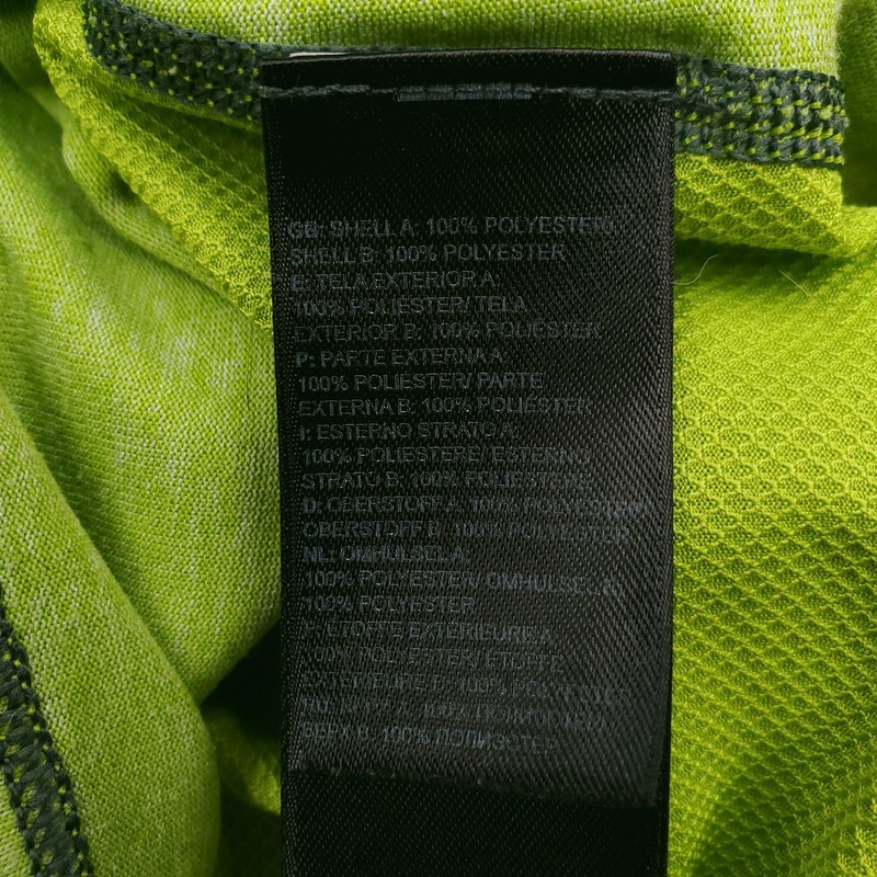 North Face Shirt Mens Medium Green Reactor Running V Neck Flashdry XD Training gallery