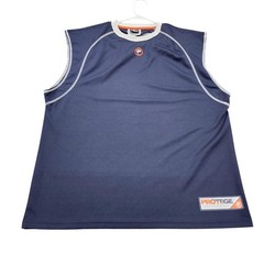 Protege Jersey Shirt Mens XL Blue Sleeveless Mesh Basketball Athletic Tank Top
