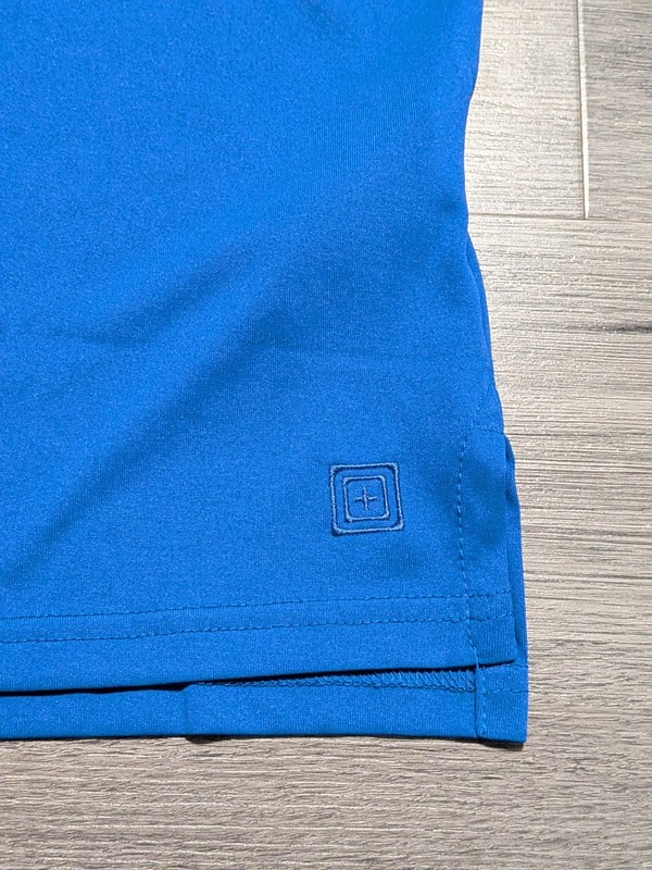 NWT 5.11 Tactical Men’s Academy Blue Short Sleeve Helios Polo Size Large gallery