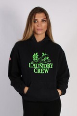 90s Hoodie Sweatshirt Retro Outdoor Vintage Black Size L -SW1673