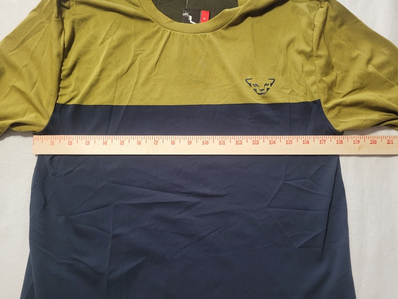 Dynafit Traverse S-Tech Men's Short Sleeve Trail T-Shirt SZ XL Blueberry/Army gallery