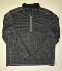 Jim Nantz Men’s L Vineyard Vines 1/4 Zip Houndstooth Performance Pullover Logo