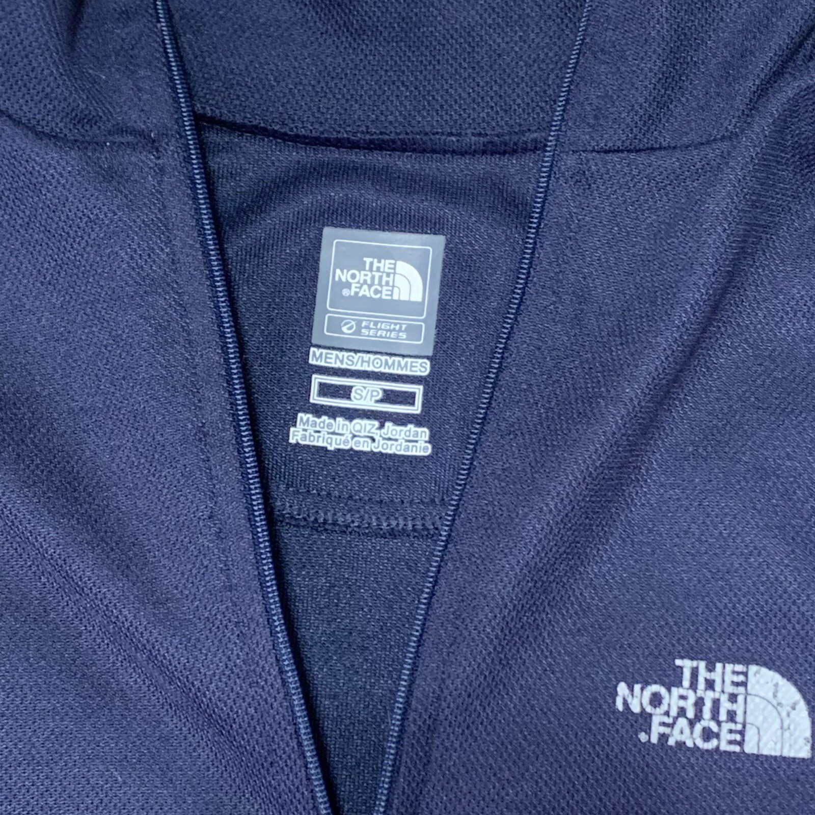 The North Face Quarter Zip Long Sleeve Pullover Navy Blue Flight Series Size S gallery
