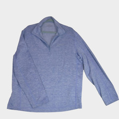 Vineyard Vines Pullover Mens Large Lt Blue Performance Quarter Zip Long Sleeve